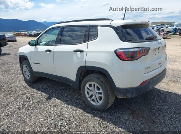 3C4NJDAB3JT392275 2018 JEEP COMPASS White უკანა მარცხენა