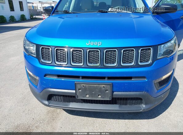 3C4NJDAB3KT620003 2019 JEEP COMPASS Blue Widok z przodu