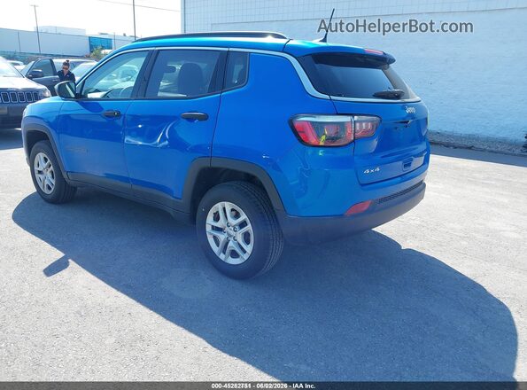 3C4NJDAB3KT620003 2019 JEEP COMPASS Blue Tył lewy