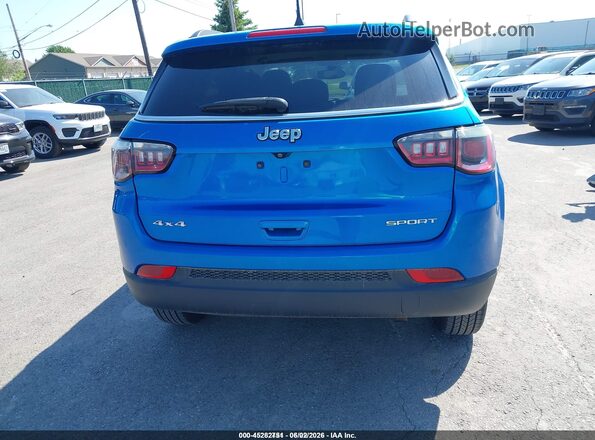 3C4NJDAB3KT620003 2019 JEEP COMPASS Blue 