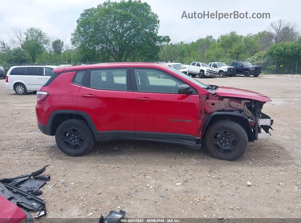 3C4NJDAB4JT345403 2018 JEEP COMPASS Красный Панорамный вид салона 360°