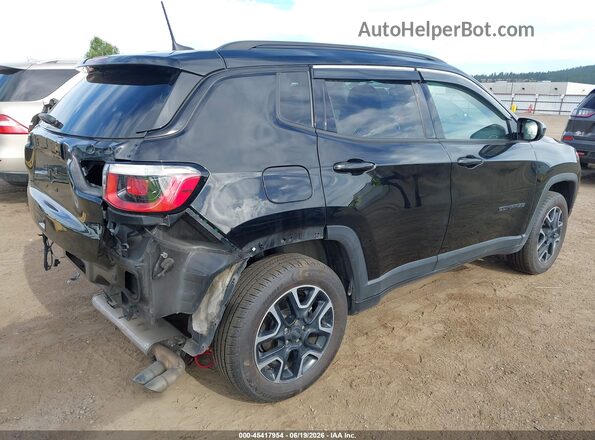 3C4NJDAB4KT723785 2019 JEEP COMPASS Black Trasero derecho