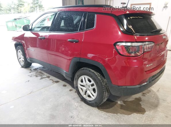 3C4NJDAB5HT647325 2017 JEEP NEW COMPASS Red Rear left