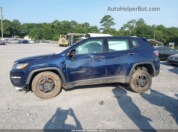 3C4NJDAB5JT191610 2018 JEEP COMPASS Blue Vista interior de 360 grados