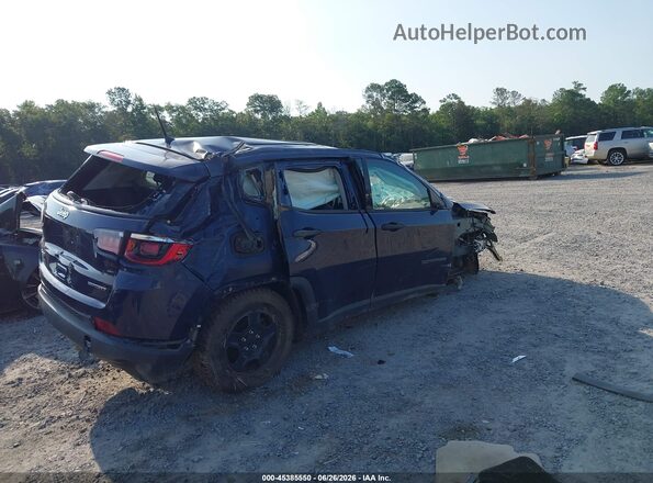 3C4NJDAB5JT191610 2018 JEEP COMPASS Blue Trasero derecho