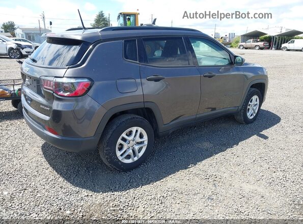 3C4NJDAB5JT392293 2018 JEEP COMPASS Черный Задняя правая четверть