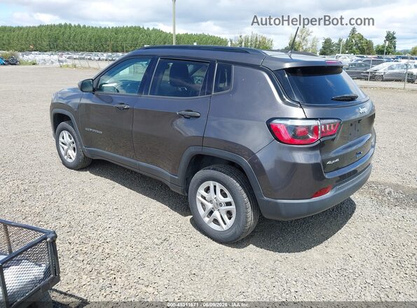 3C4NJDAB5JT392293 2018 JEEP COMPASS Черный Задняя левая четверть