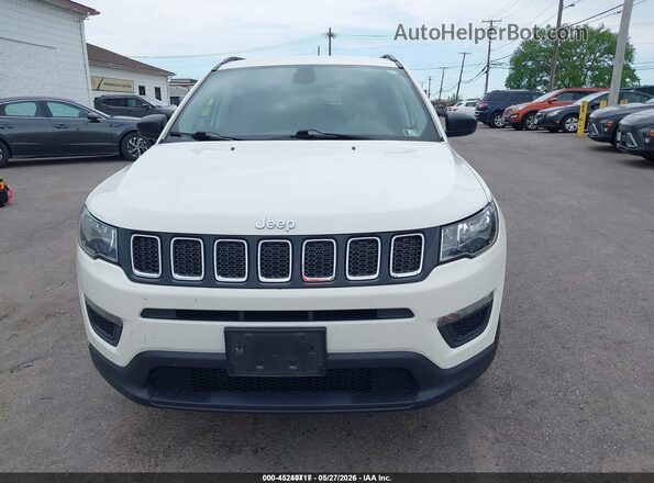 3C4NJDAB5KT620004 2019 JEEP COMPASS White Vista del cuadro de instrumentos