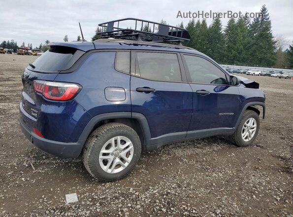 3C4NJDAB7JT114740 2018 JEEP COMPASS Синий 