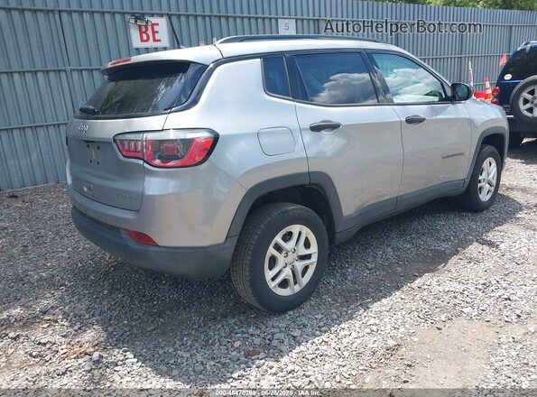 3C4NJDAB7JT116617 2018 JEEP COMPASS Silver Trasero derecho