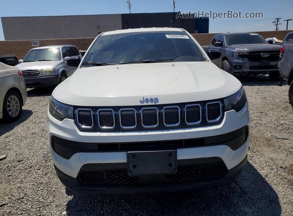 3C4NJDAB7NT202662 2022 JEEP COMPASS White Դիմացի տեսք