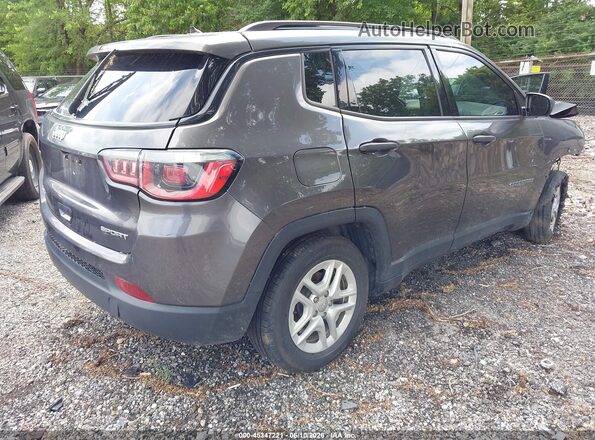 3C4NJDAB8HT698706 2017 JEEP NEW COMPASS Gray უკანა მარჯვენა