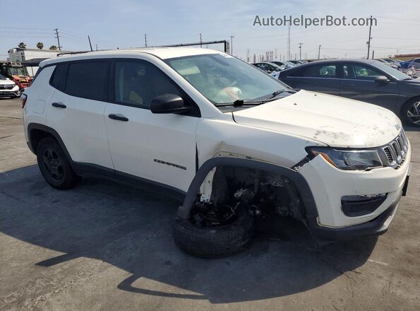 3C4NJDAB8JT163140 2018 JEEP COMPASS Белый Передняя правая четверть