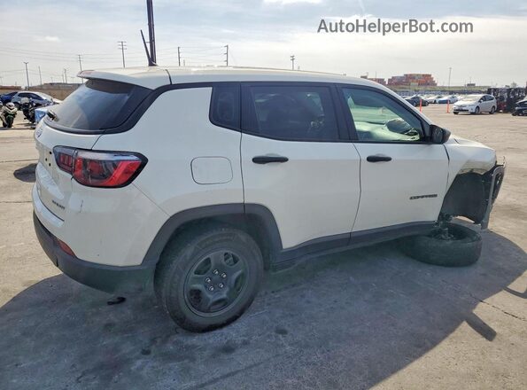 3C4NJDAB8JT163140 2018 JEEP COMPASS Белый Задняя правая четверть