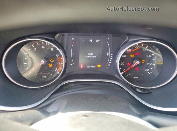 3C4NJDAB8JT163140 2018 JEEP COMPASS Белый Вид щитка приборов