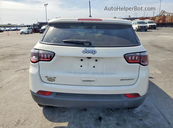 3C4NJDAB8JT163140 2018 JEEP COMPASS Белый Вид сзади