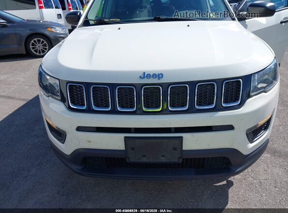 3C4NJDAB8KT619591 2019 JEEP COMPASS White Դիմացի տեսք