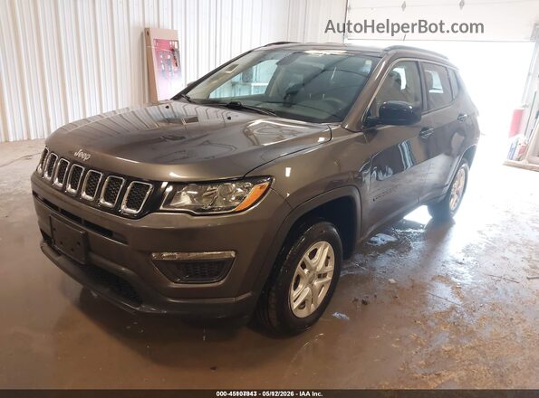3C4NJDAB8KT649951 2019 JEEP COMPASS Gray Vista tres cuartos delantera izquierda