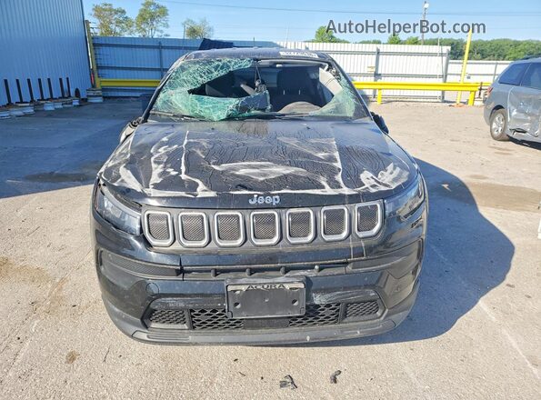 3C4NJDAB8NT121508 2022 JEEP COMPASS Black Front view