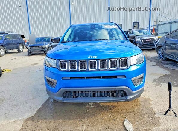 3C4NJDAB9JT126937 2018 JEEP COMPASS Blue 