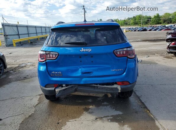 3C4NJDAB9JT126937 2018 JEEP COMPASS Blue 
