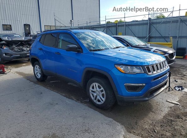 3C4NJDAB9JT126937 2018 JEEP COMPASS Blue 
