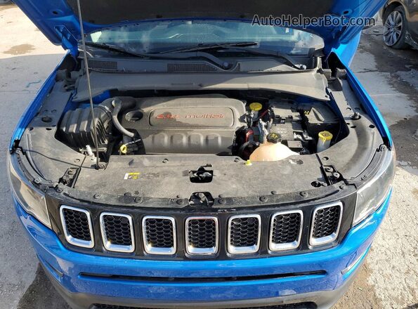 3C4NJDAB9JT126937 2018 JEEP COMPASS Blue 