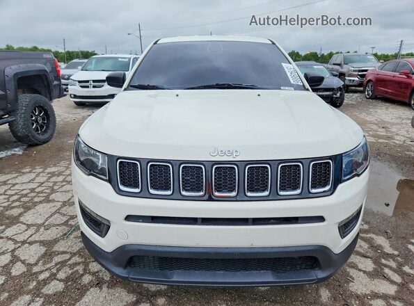 3C4NJDAB9JT308170 2018 JEEP COMPASS White Widok z przodu