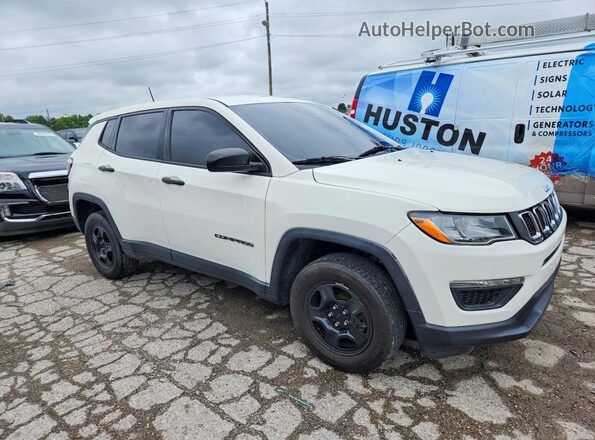 3C4NJDAB9JT308170 2018 JEEP COMPASS White Przód prawy