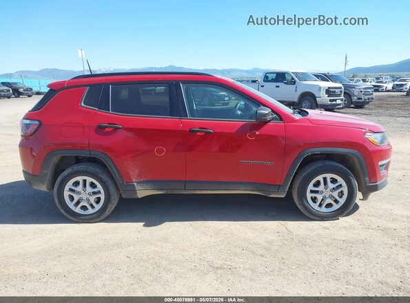 3C4NJDAB9JT392278 2018 JEEP COMPASS Красный 
