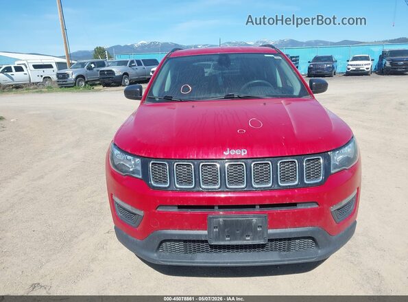3C4NJDAB9JT392278 2018 JEEP COMPASS Красный 