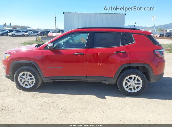 3C4NJDAB9JT392278 2018 JEEP COMPASS Красный 