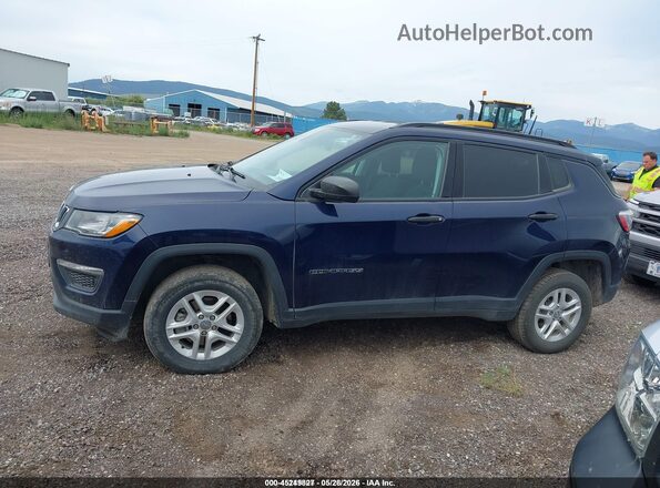 3C4NJDAB9JT413761 2018 JEEP COMPASS Blue 