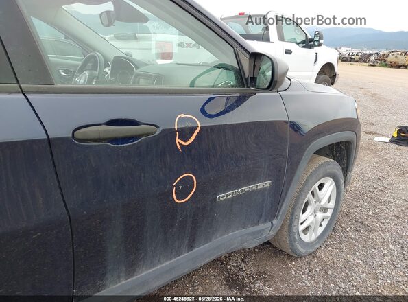 3C4NJDAB9JT413761 2018 JEEP COMPASS Blue 