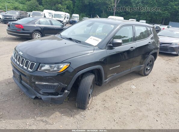 3C4NJDAB9LT137732 2020 JEEP COMPASS Black Vista tres cuartos delantera izquierda