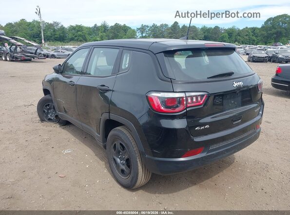 3C4NJDAB9LT137732 2020 JEEP COMPASS Black Trasero izquierdo