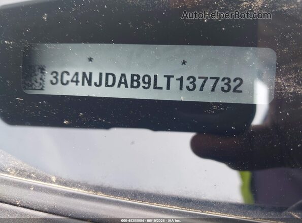 3C4NJDAB9LT137732 2020 JEEP COMPASS Black 