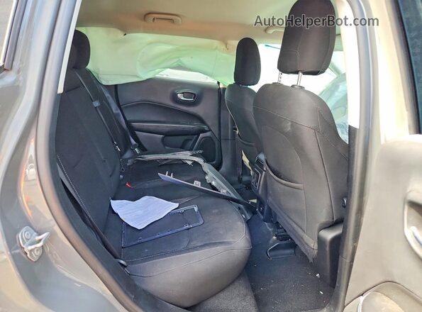 3C4NJDAB9MT603113 2021 JEEP COMPASS Gray Rear seats view