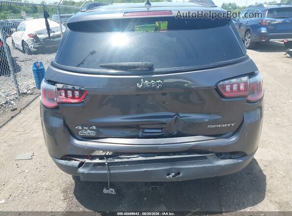 3C4NJDABXJT115865 2018 JEEP COMPASS Gray წინა ხედი