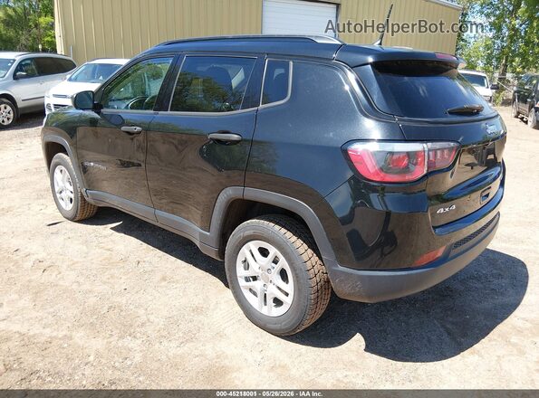 3C4NJDABXJT359645 2018 JEEP COMPASS Черный Задняя левая четверть