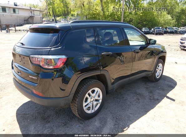 3C4NJDABXJT359645 2018 JEEP COMPASS Черный Задняя правая четверть