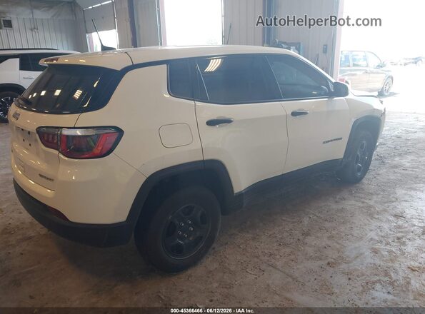 3C4NJDABXKT808002 2019 JEEP COMPASS White Trasero derecho