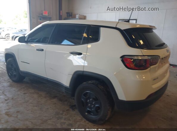 3C4NJDABXKT808002 2019 JEEP COMPASS White Trasero izquierdo