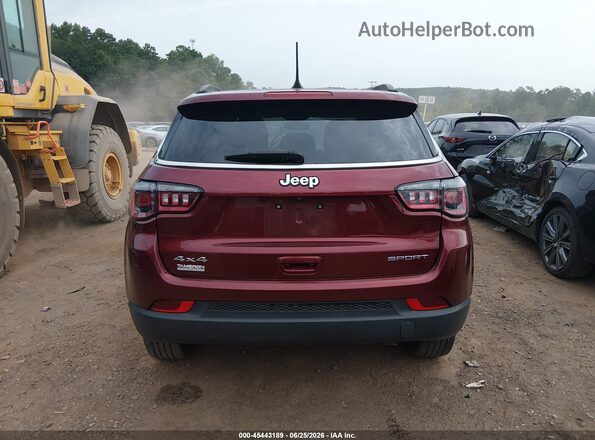 3C4NJDABXMT591263 2021 JEEP COMPASS Бордовый 