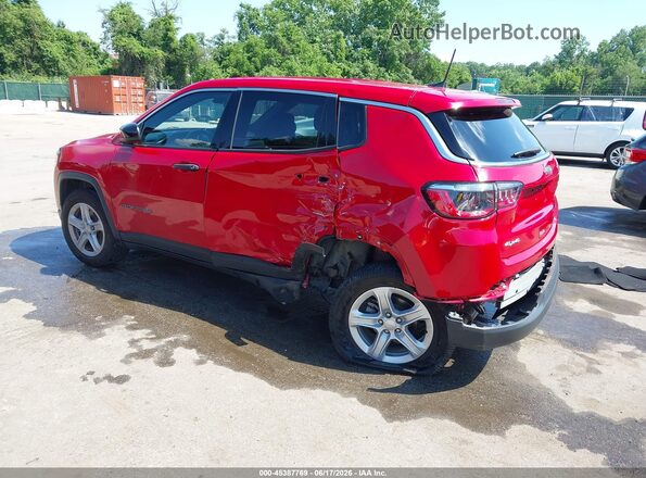 3C4NJDAN0PT514514 2023 JEEP COMPASS Red Trasero izquierdo