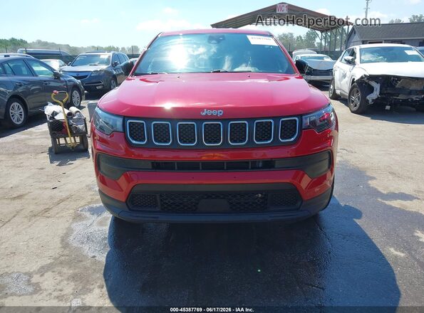 3C4NJDAN0PT514514 2023 JEEP COMPASS Red Vista del cuadro de instrumentos
