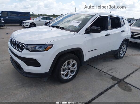 3C4NJDAN1ST540399 2025 JEEP COMPASS Белый Передняя левая четверть