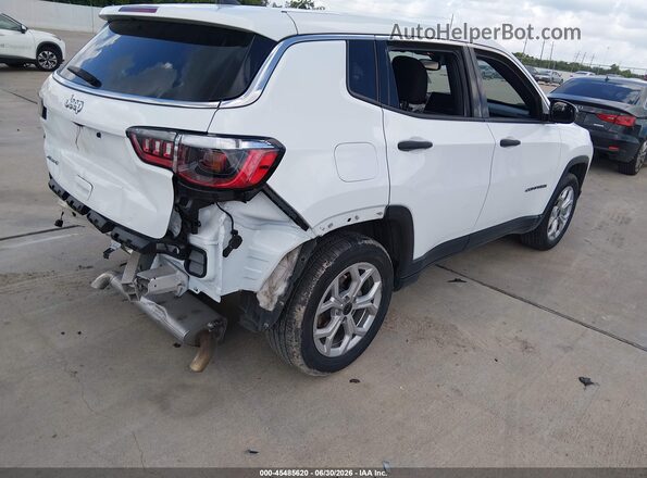 3C4NJDAN1ST540399 2025 JEEP COMPASS Белый Задняя правая четверть