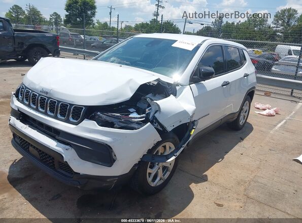 3C4NJDAN2RT175127 2024 JEEP COMPASS White Vista tres cuartos delantera izquierda