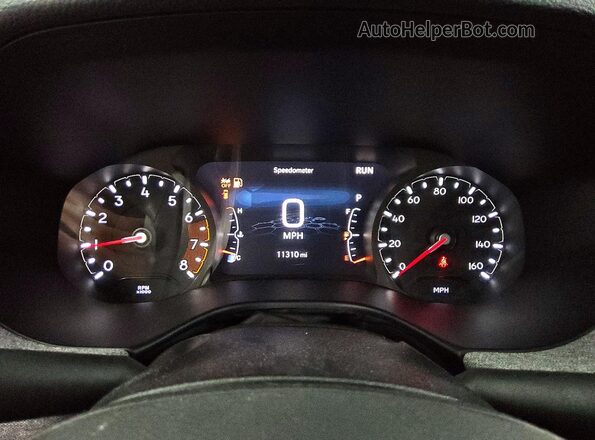 3C4NJDAN2ST544655 2025 JEEP COMPASS Black Widok zestawu wskaźników